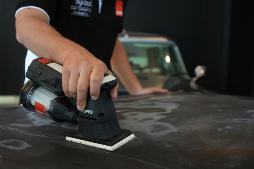 HSE73 RUPES iBrid Sander 80x130mm backing pad, 2mm orbital movement